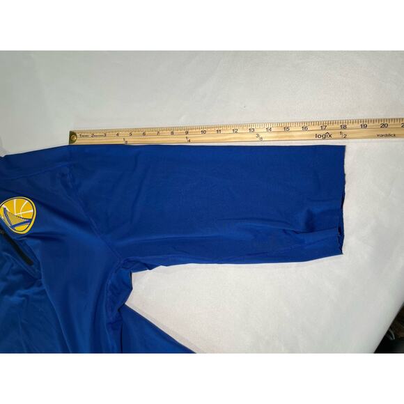 Nike Golden State Warriors 1/4 Zip Pullover XXL Blue Sweatshirt NBA Please Read - Picture 6 of 10